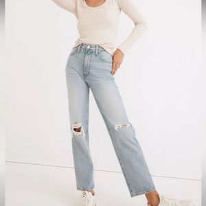 Madewell Perfect Vintage Straight jean. Size 27. NWT.